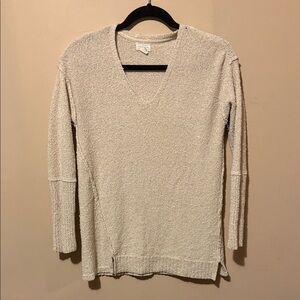 Caslon Textured Cream Sweater